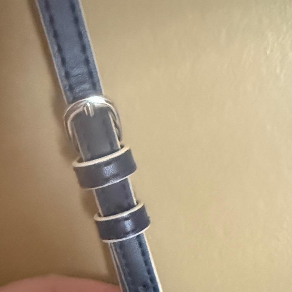 Vera Bradley Leather Navy Crossbody Bag - Picture 6 of 7